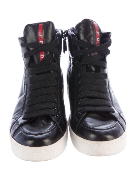 prada womens high tops|prada high top sneakers sale.